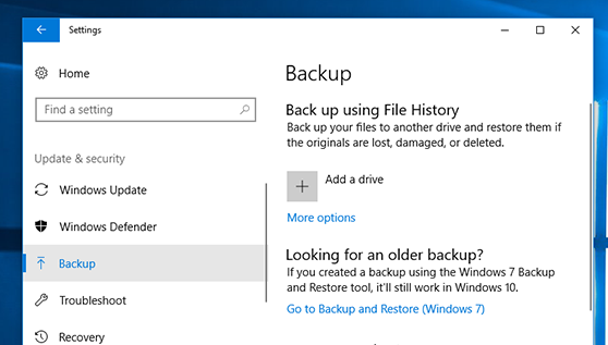 Windows 10 Backup