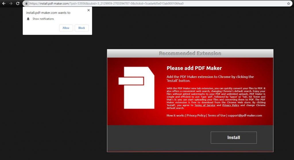 How to eliminate Install.pdf-maker.com advertisements - Adware Guru