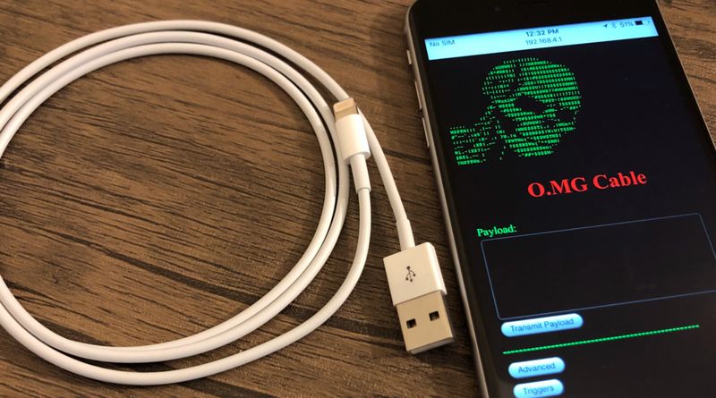 Lightning cable for hacking a computer on macOS is on sale