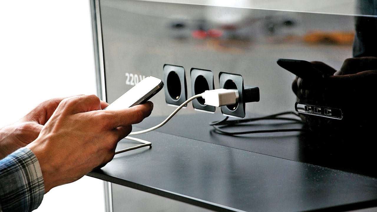USB public charging stations