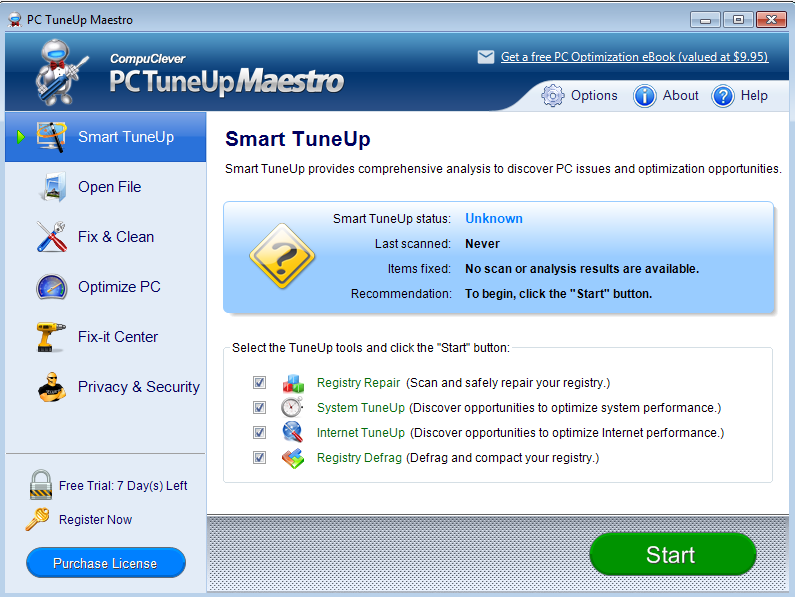 mikä on PC TuneUp Maestro?