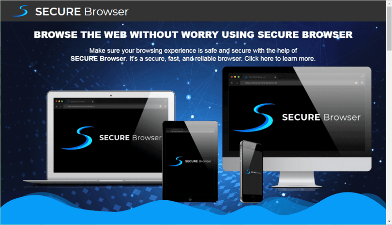 Secure Browser banner