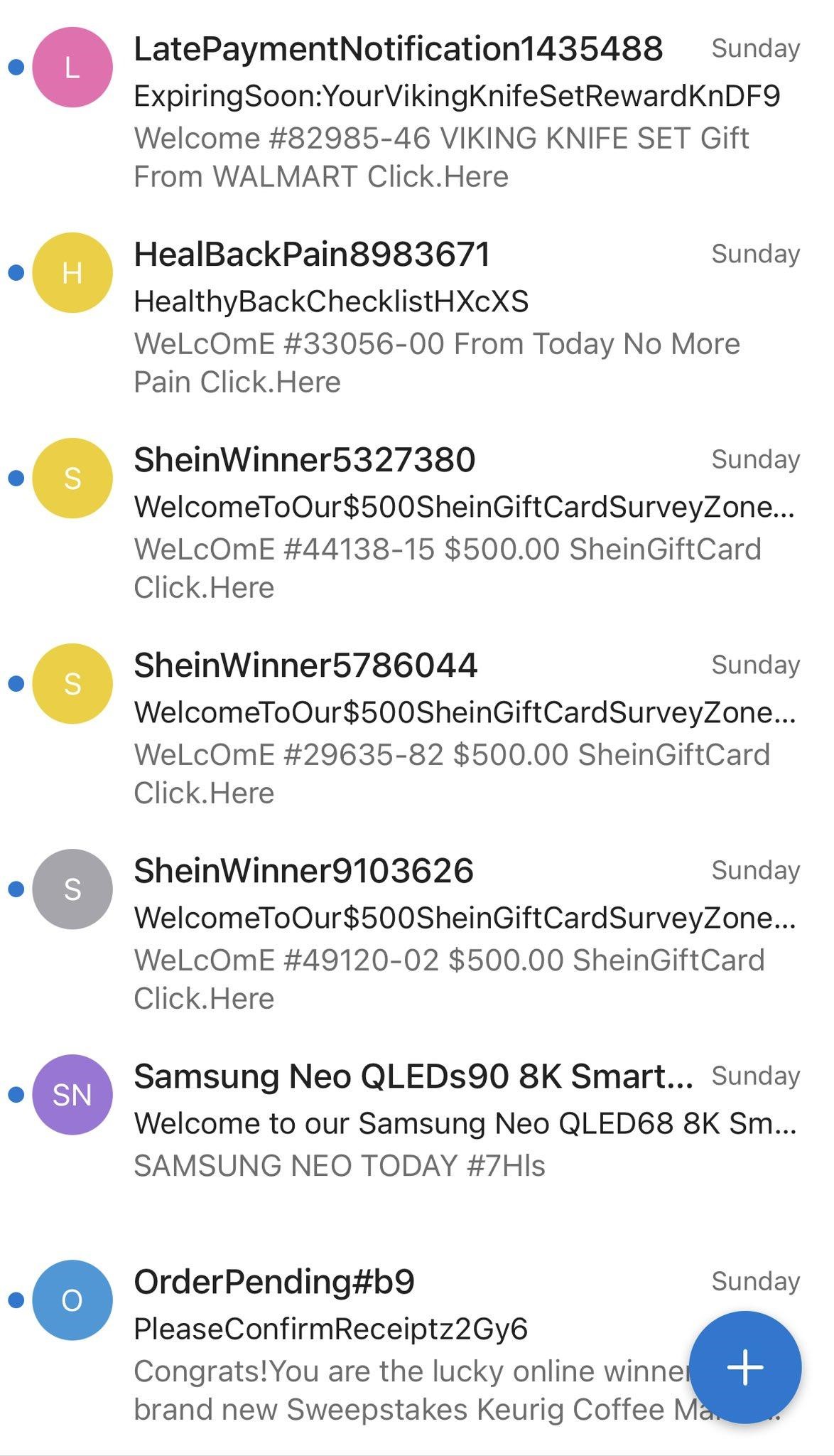 spam in Microsoft Outlook