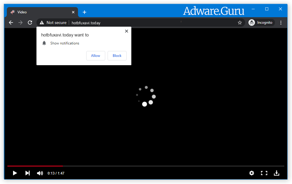 Browser is redirected to Hotbfuxavi.today
