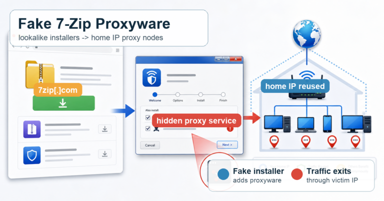 Fake 7-Zip and WireVPN Installers Can Add Proxyware