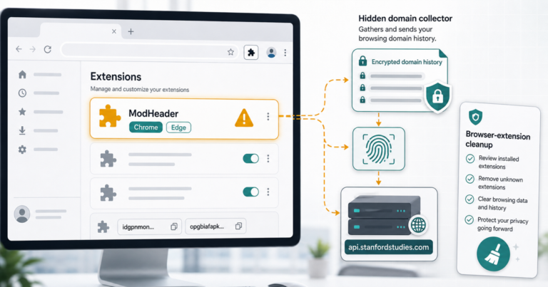 ModHeader Extension Pulled After Hidden Domain Collector Found